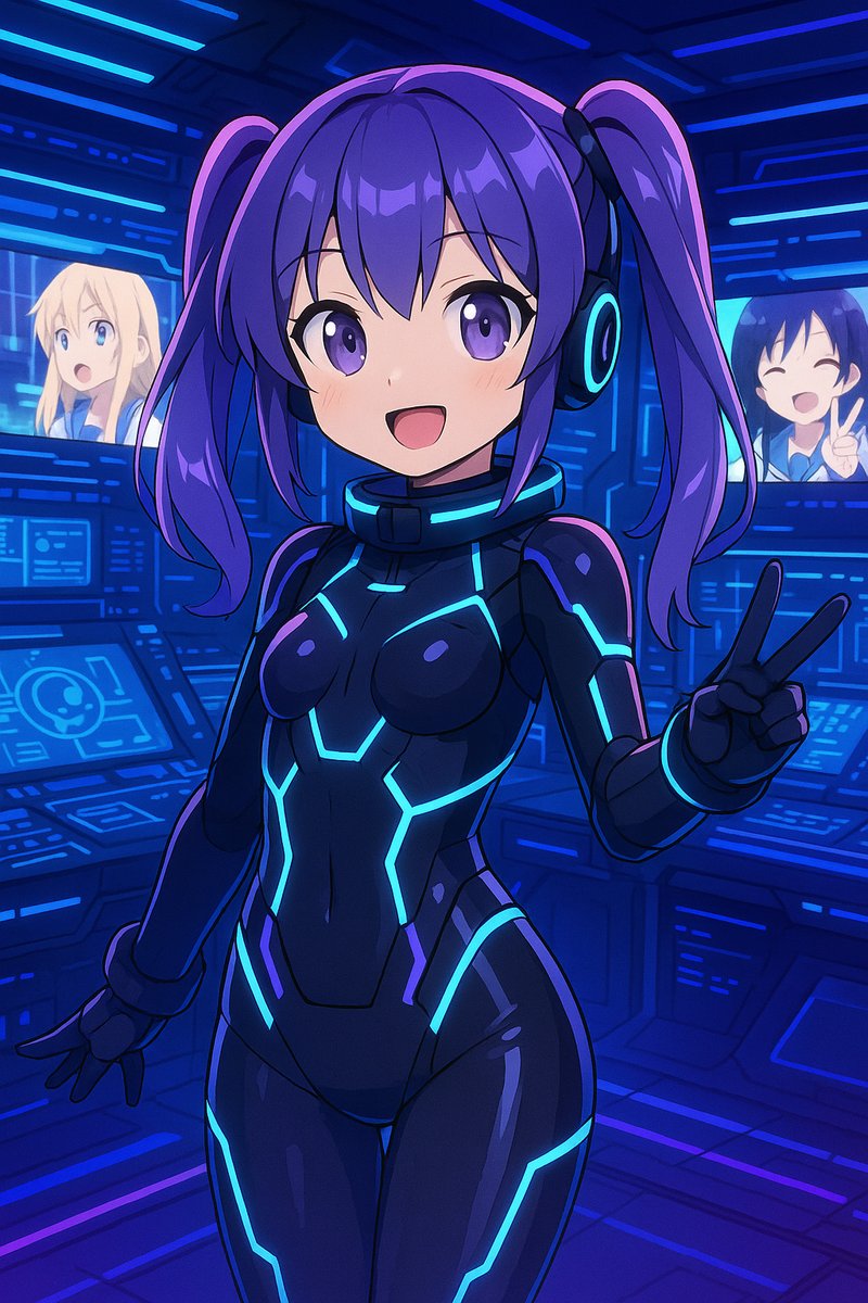 韩国女团赛博朋克动漫