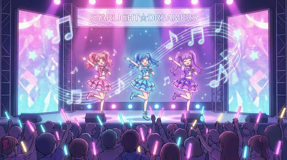 韩国女团动漫-偶像梦幻舞台